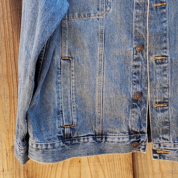 Anchor blue denim jacket size Large - Picture 4 of 16